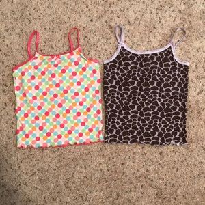2 Girls Tank Tops Size 7-8 Gymboree nwot